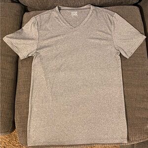 32 Degrees Men's Heather Gray V-Neck Tee